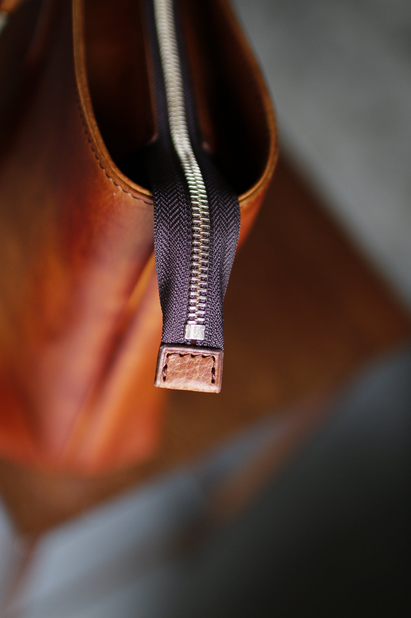 【オーダー】ハンドダイブラウンのビジネストートバッグ