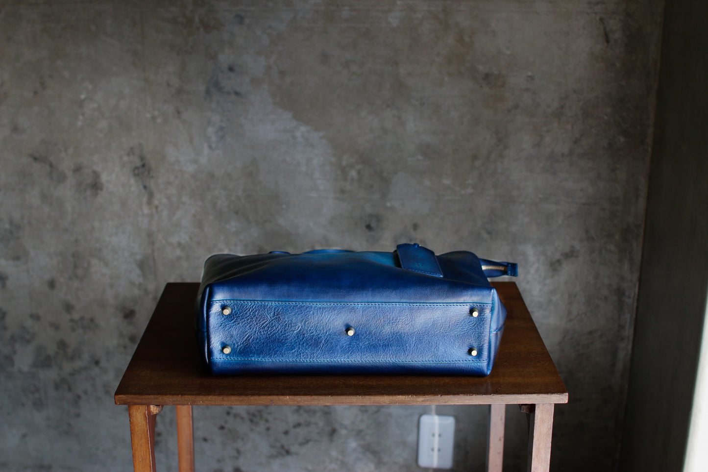 【オーダー】ハンドダイブルーのトートバッグ