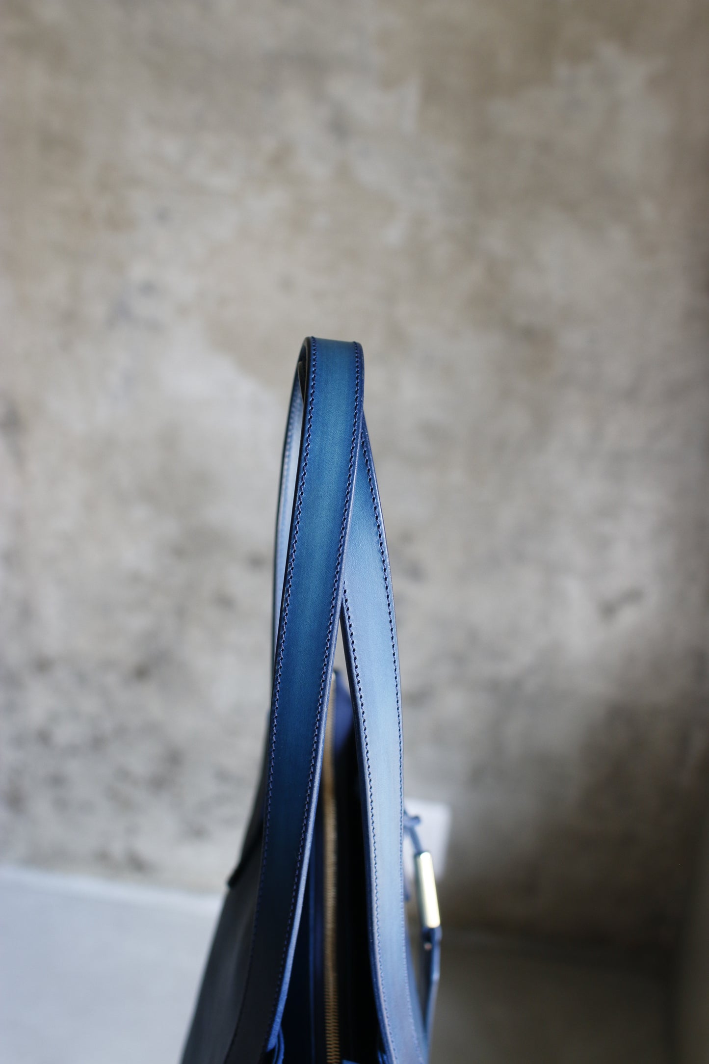 【オーダー】ハンドダイブルーのトートバッグ