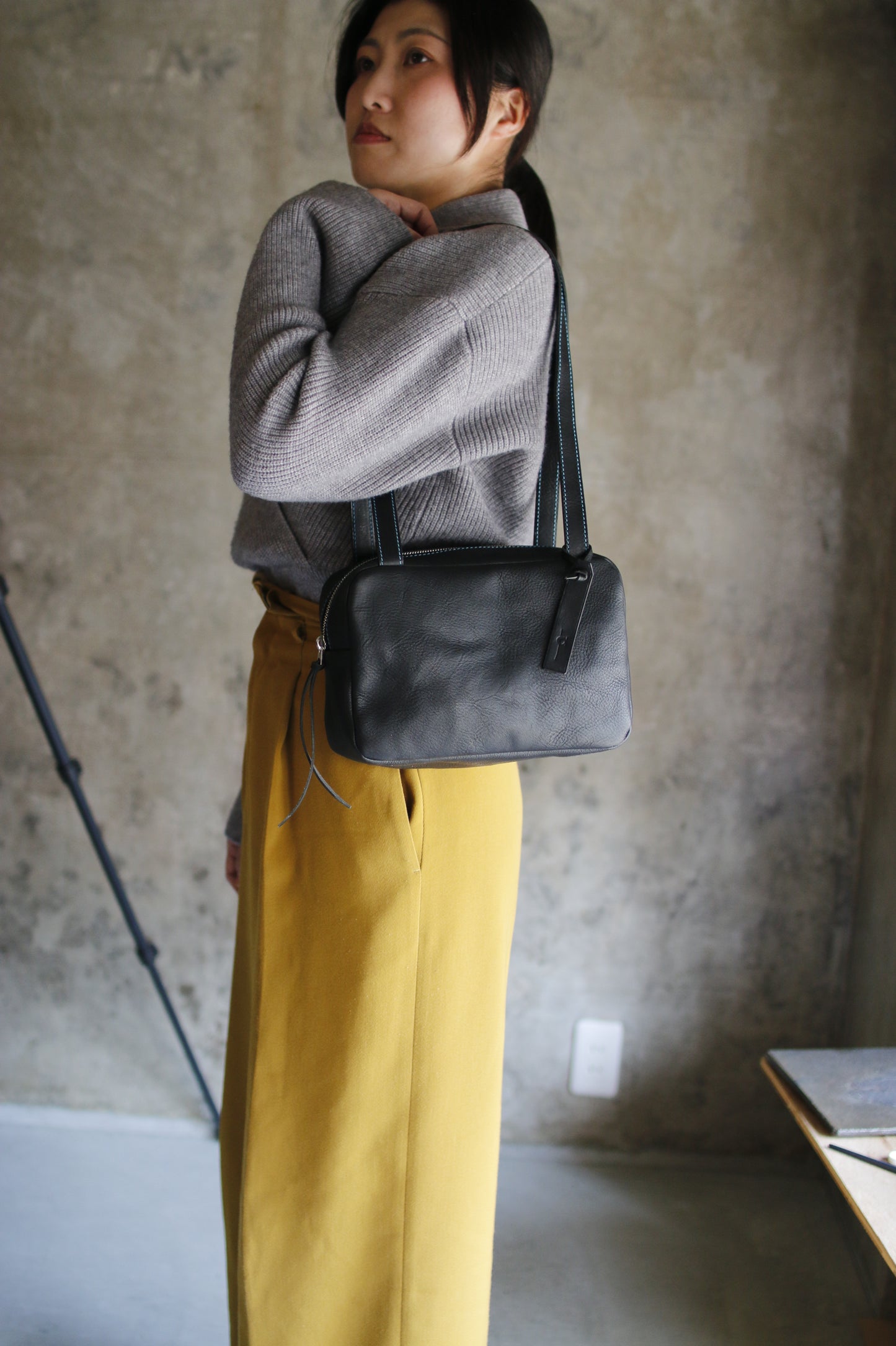 【オーダー】たっぷりマチのスクエアバッグ