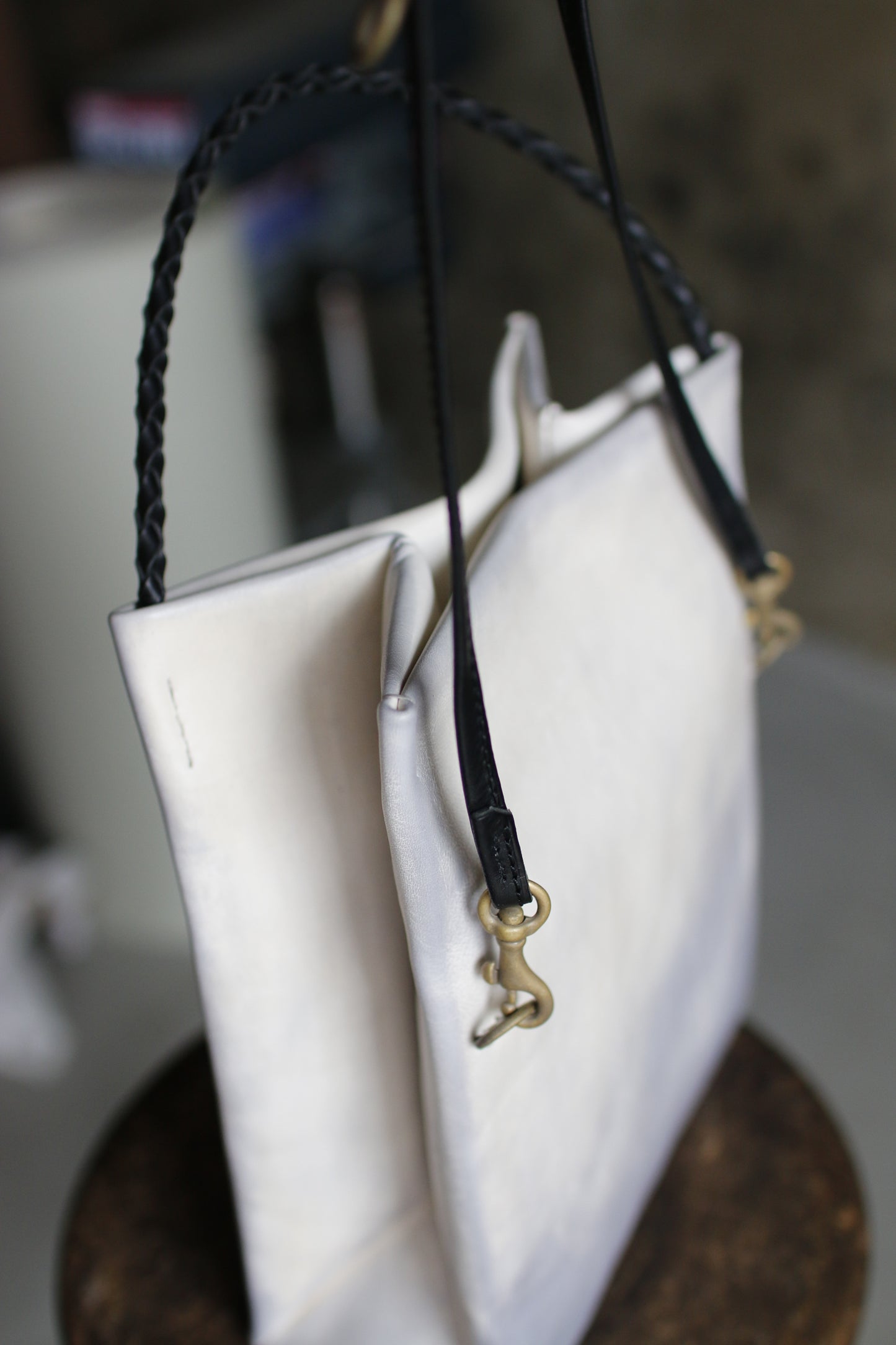 【オーダー】アルチザン仕様のレザー紙袋バッグ