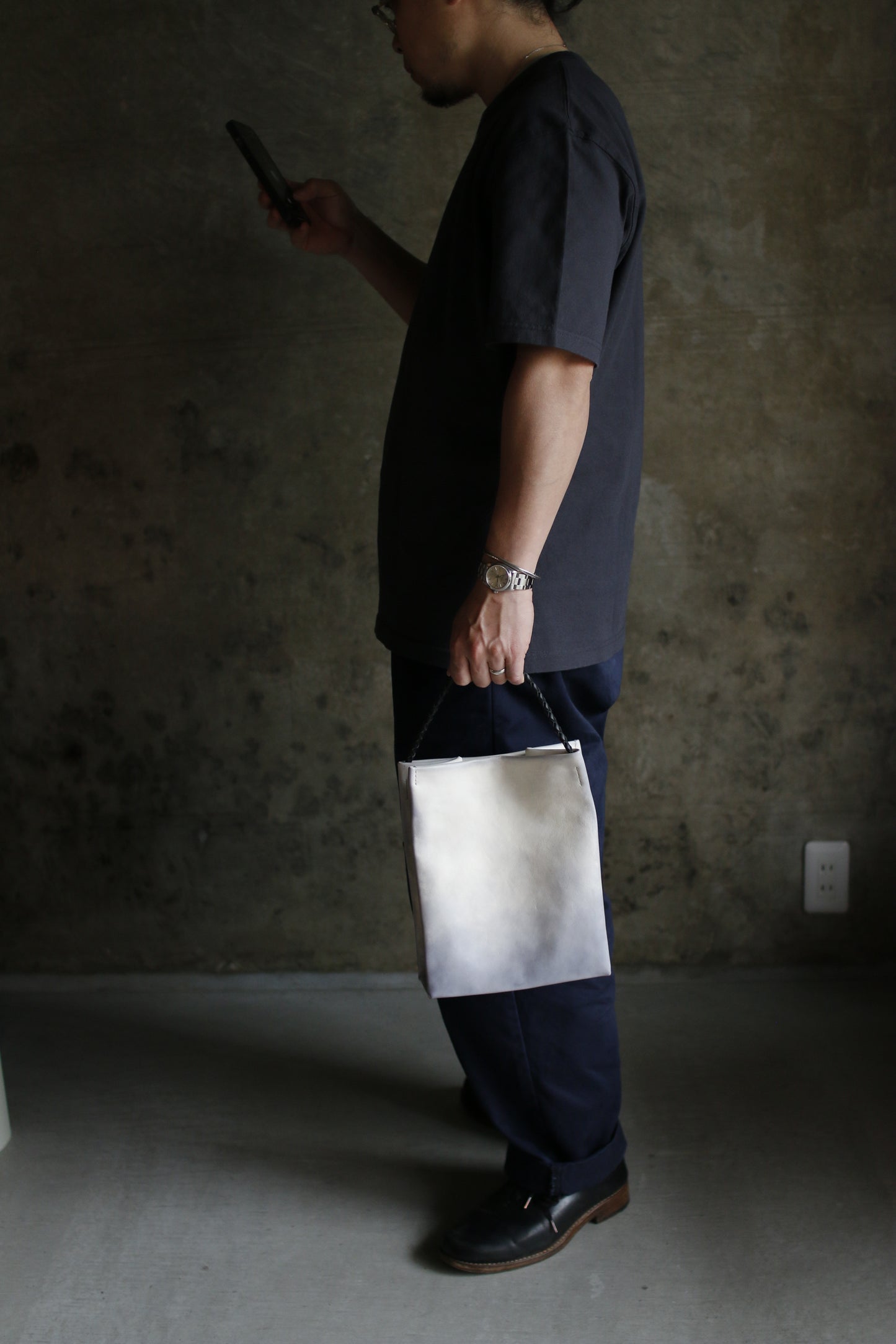 【オーダー】アルチザン仕様のレザー紙袋バッグ