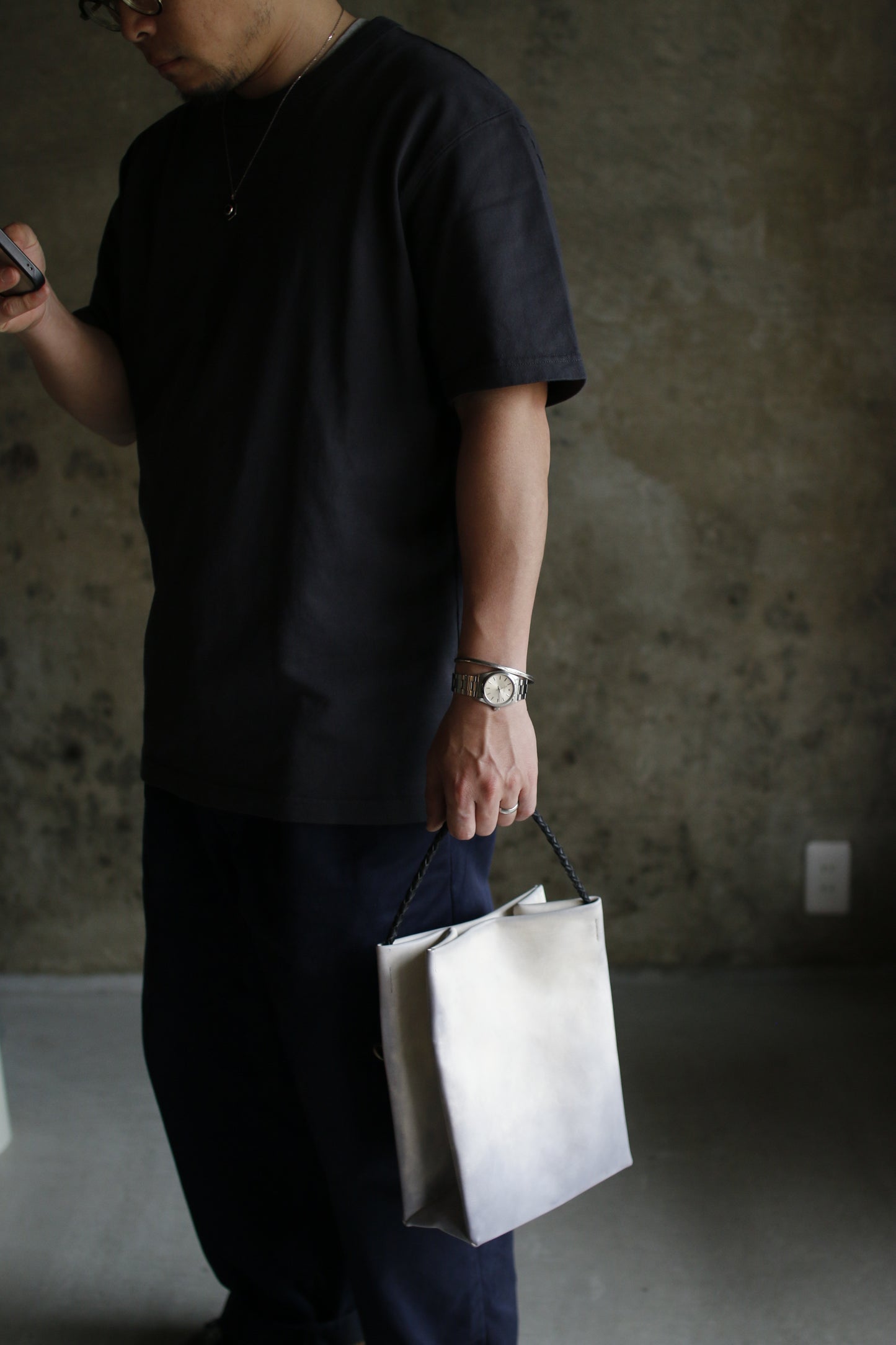 【オーダー】アルチザン仕様のレザー紙袋バッグ