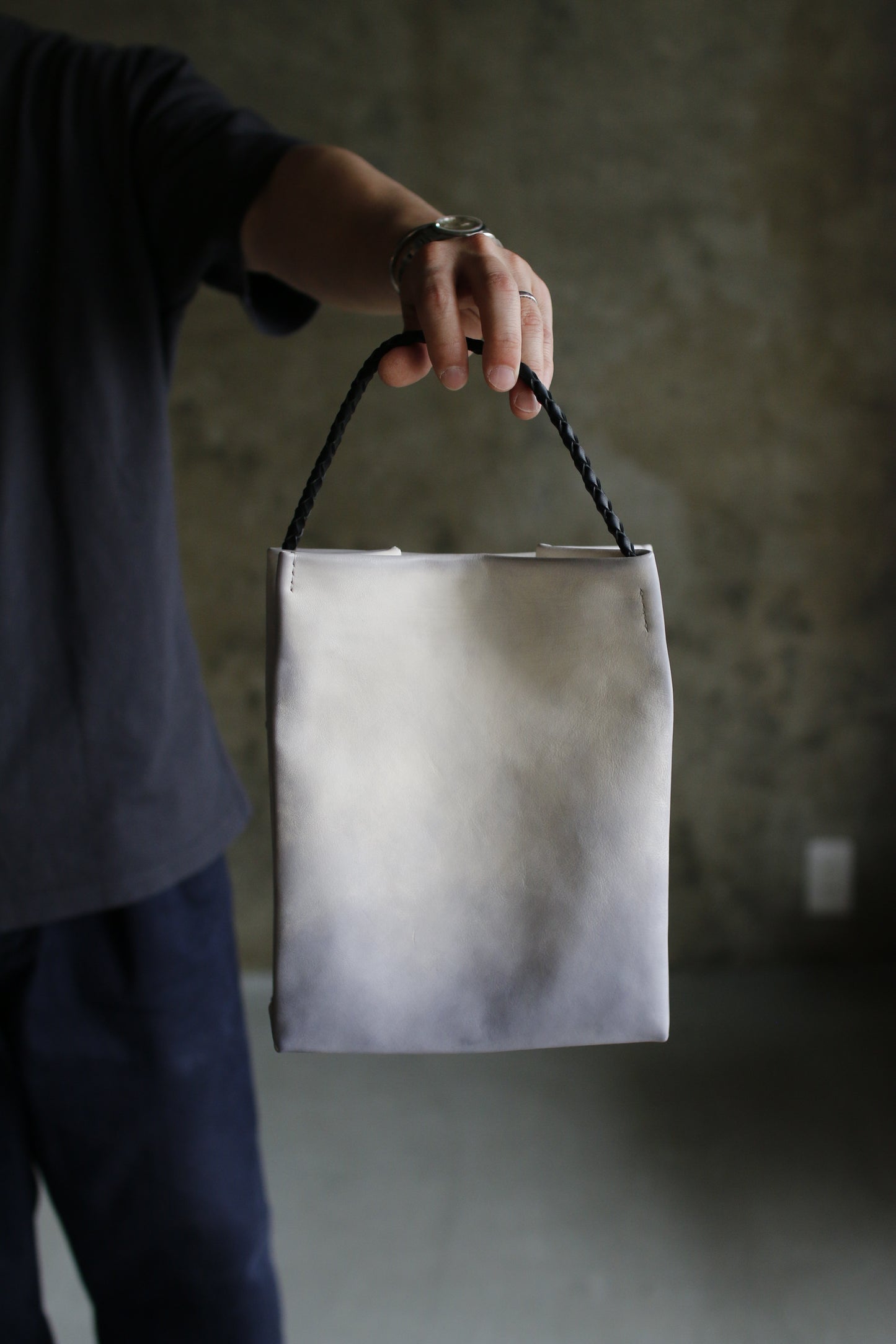 【オーダー】アルチザン仕様のレザー紙袋バッグ