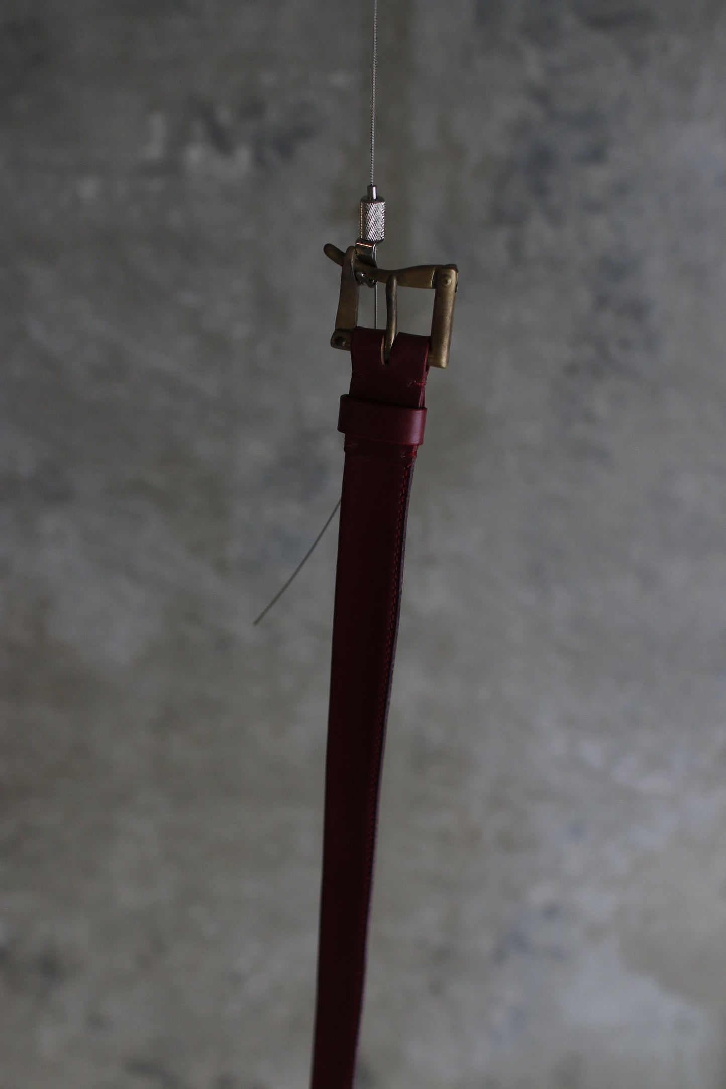 【オーダー】黒錆加工のファイヤーマンバックルベルト