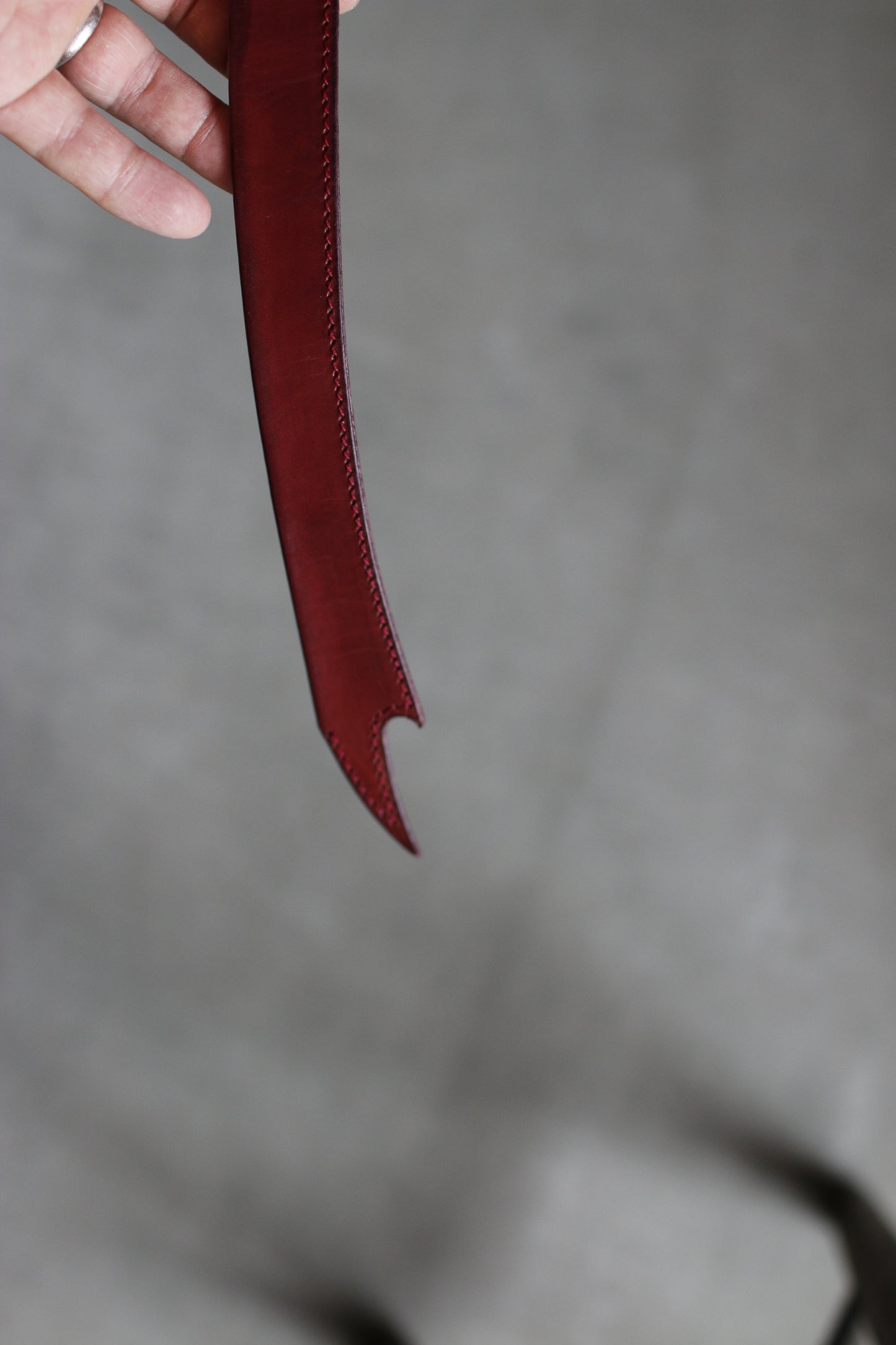 【オーダー】黒錆加工のファイヤーマンバックルベルト