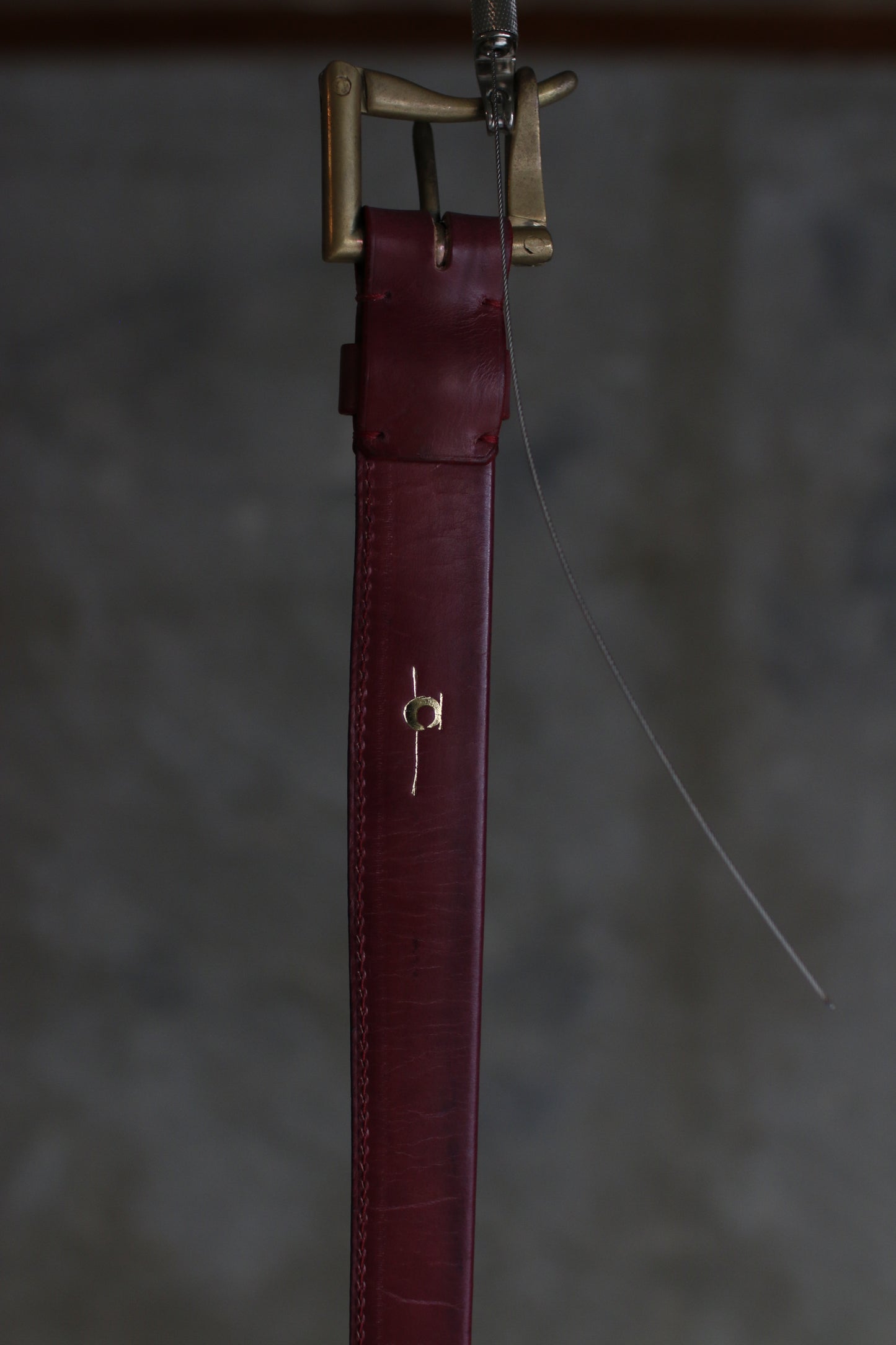 【オーダー】黒錆加工のファイヤーマンバックルベルト