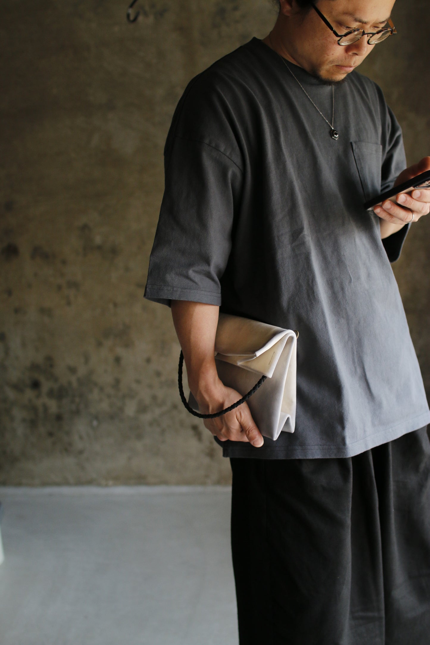 【オーダー】アルチザン仕様のレザー紙袋バッグ