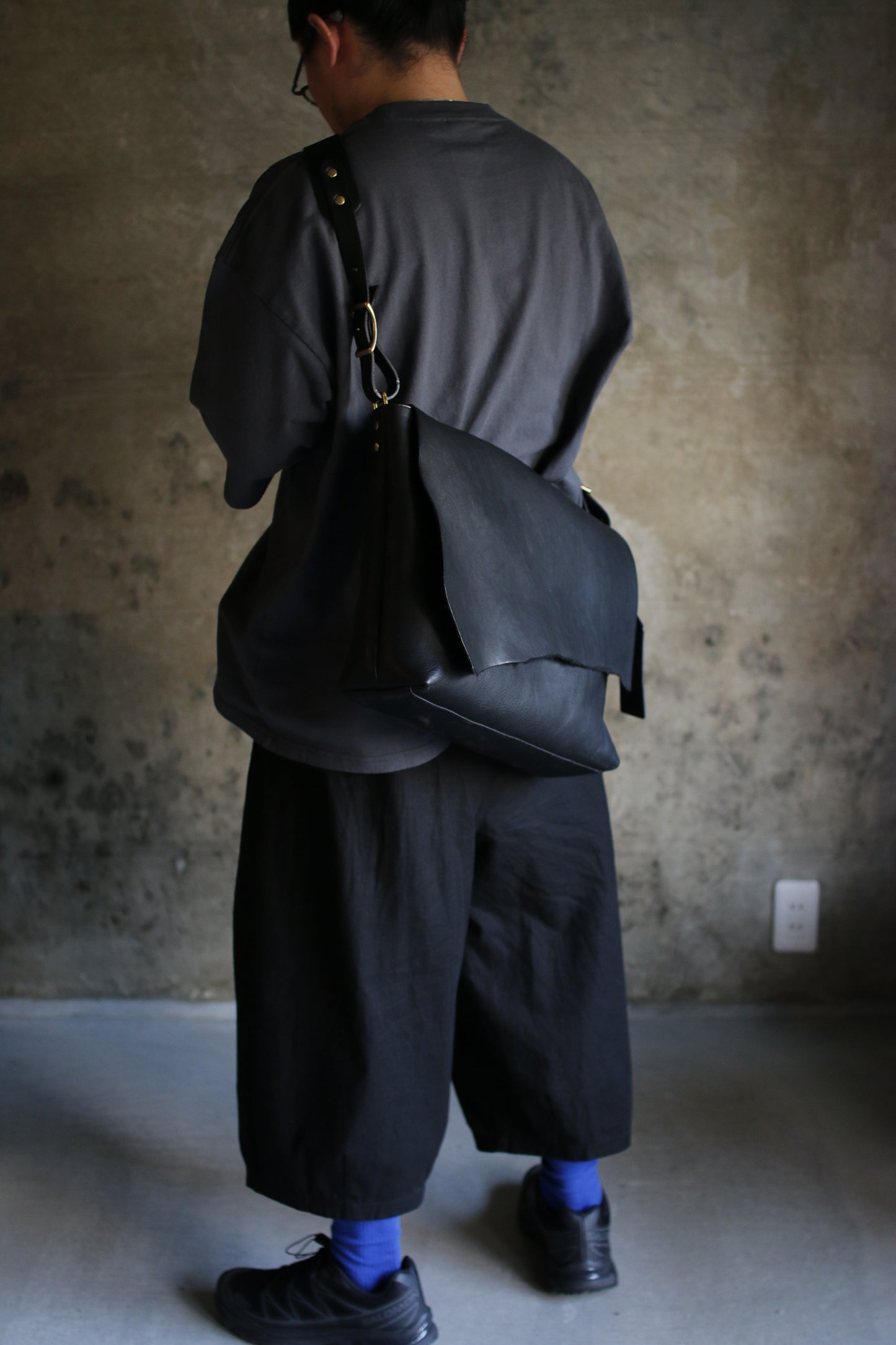 【オーダー】Y様裁ち切りカブセのメッセンジャーバッグ