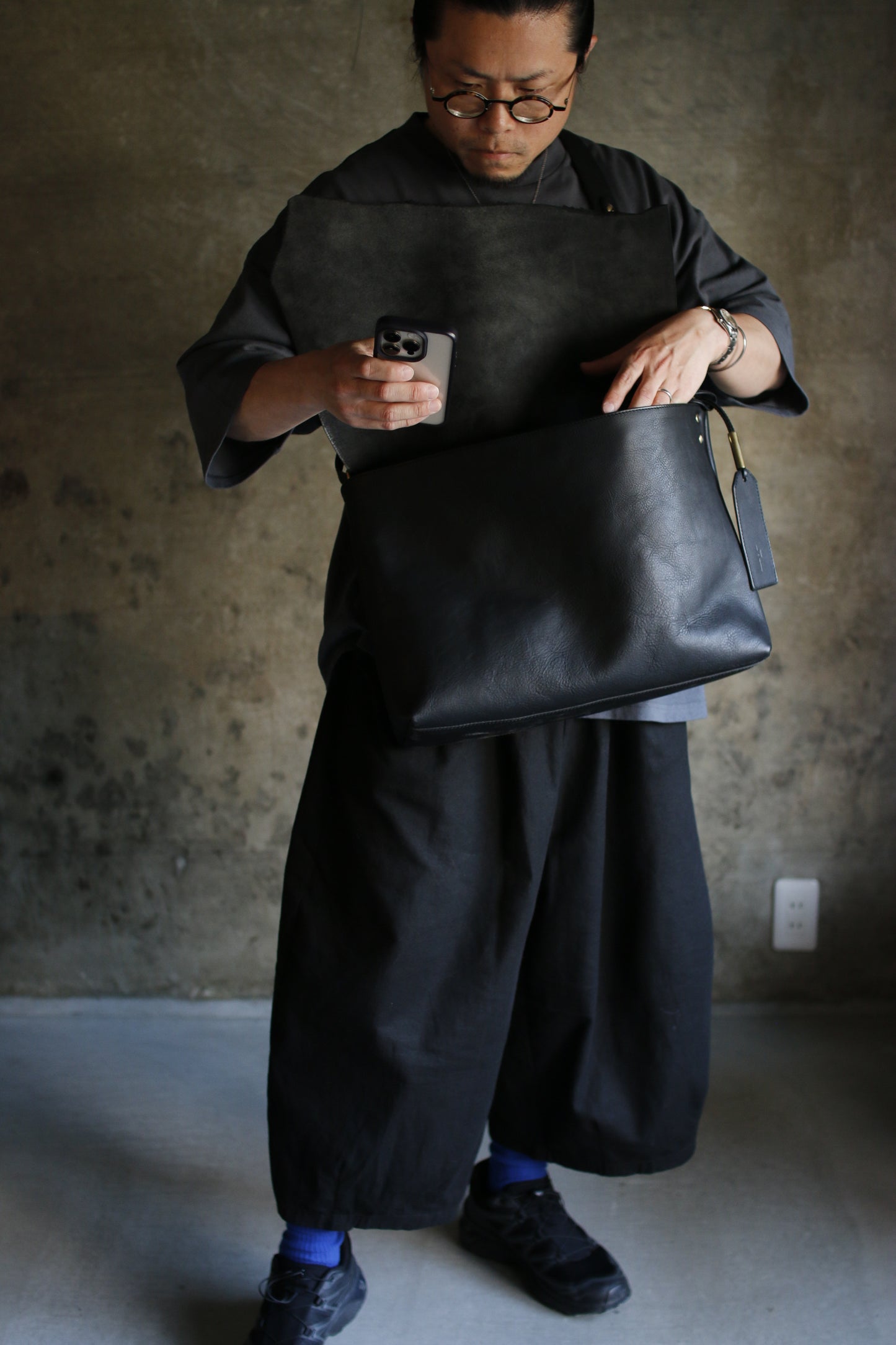 【オーダー】Y様裁ち切りカブセのメッセンジャーバッグ