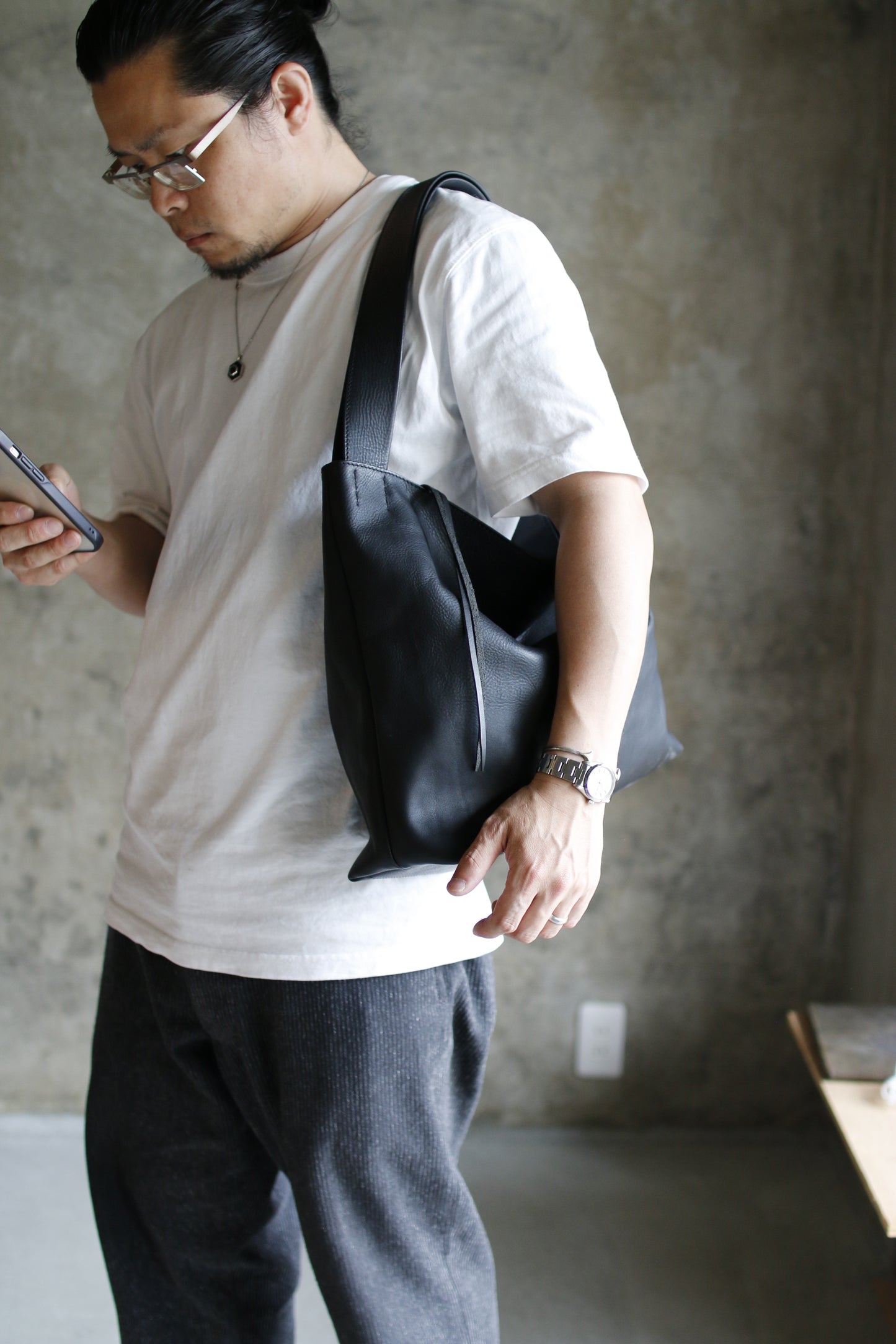 【オーダー】くたっとしたワンショルダーバッグ