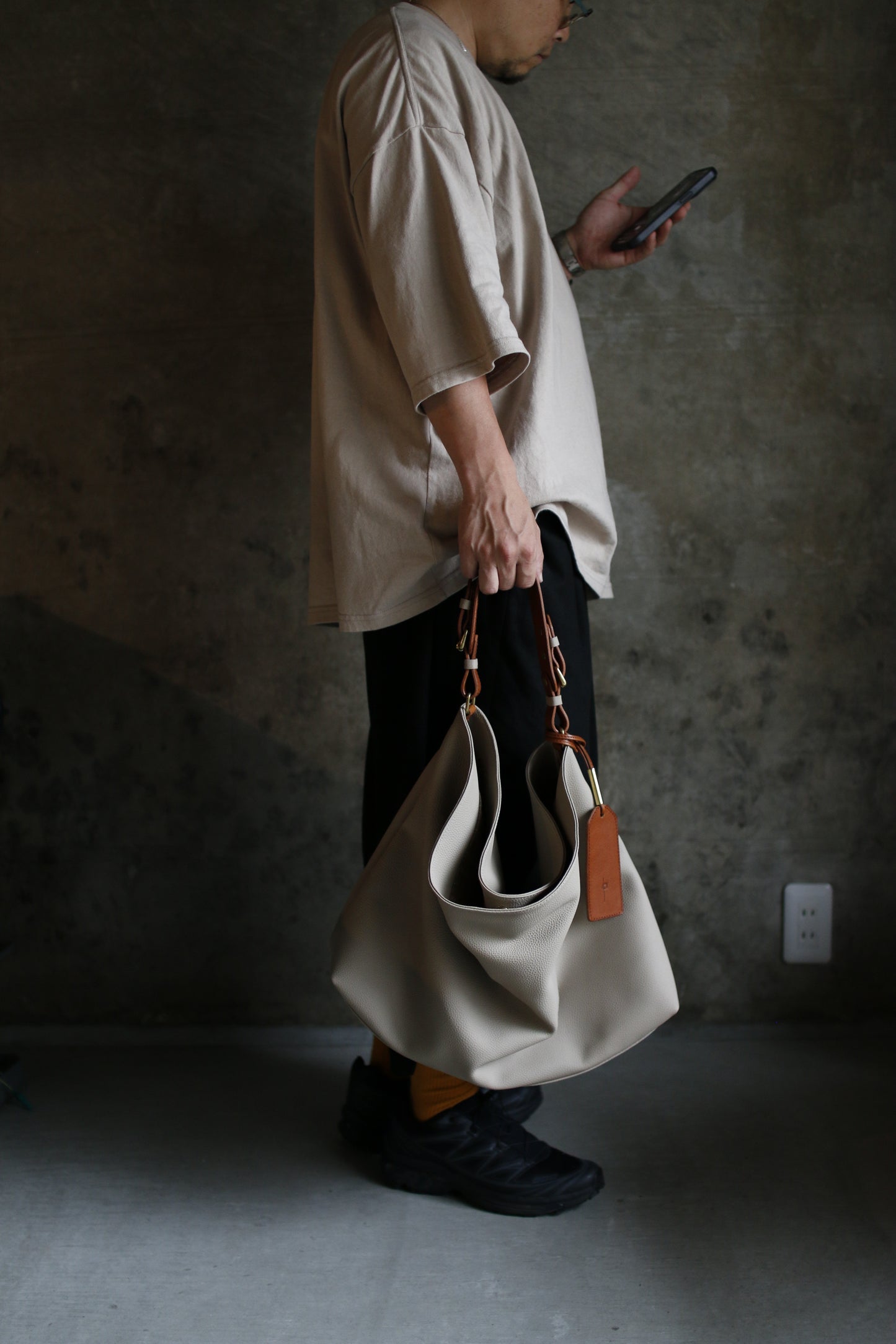 【オーダー】クラシカルなソフトワンショルダーバッグ