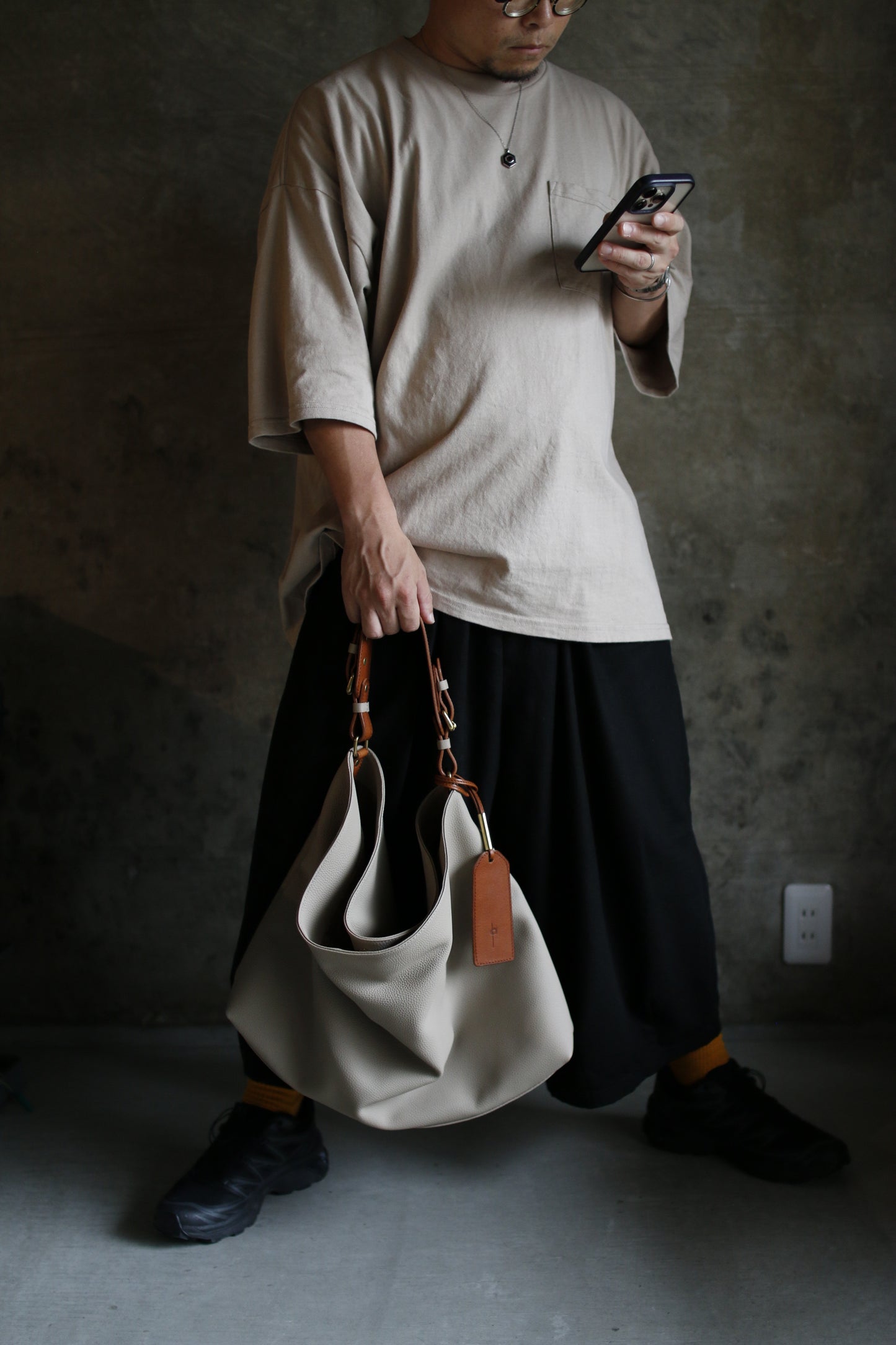 【オーダー】クラシカルなソフトワンショルダーバッグ