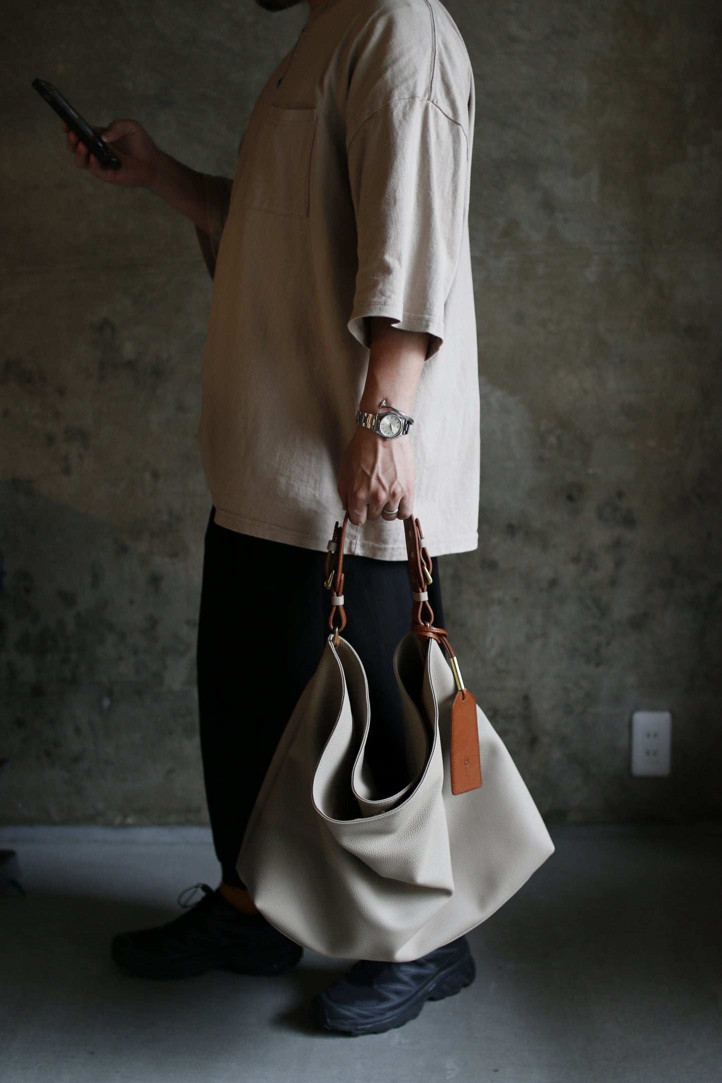 【オーダー】クラシカルなソフトワンショルダーバッグ