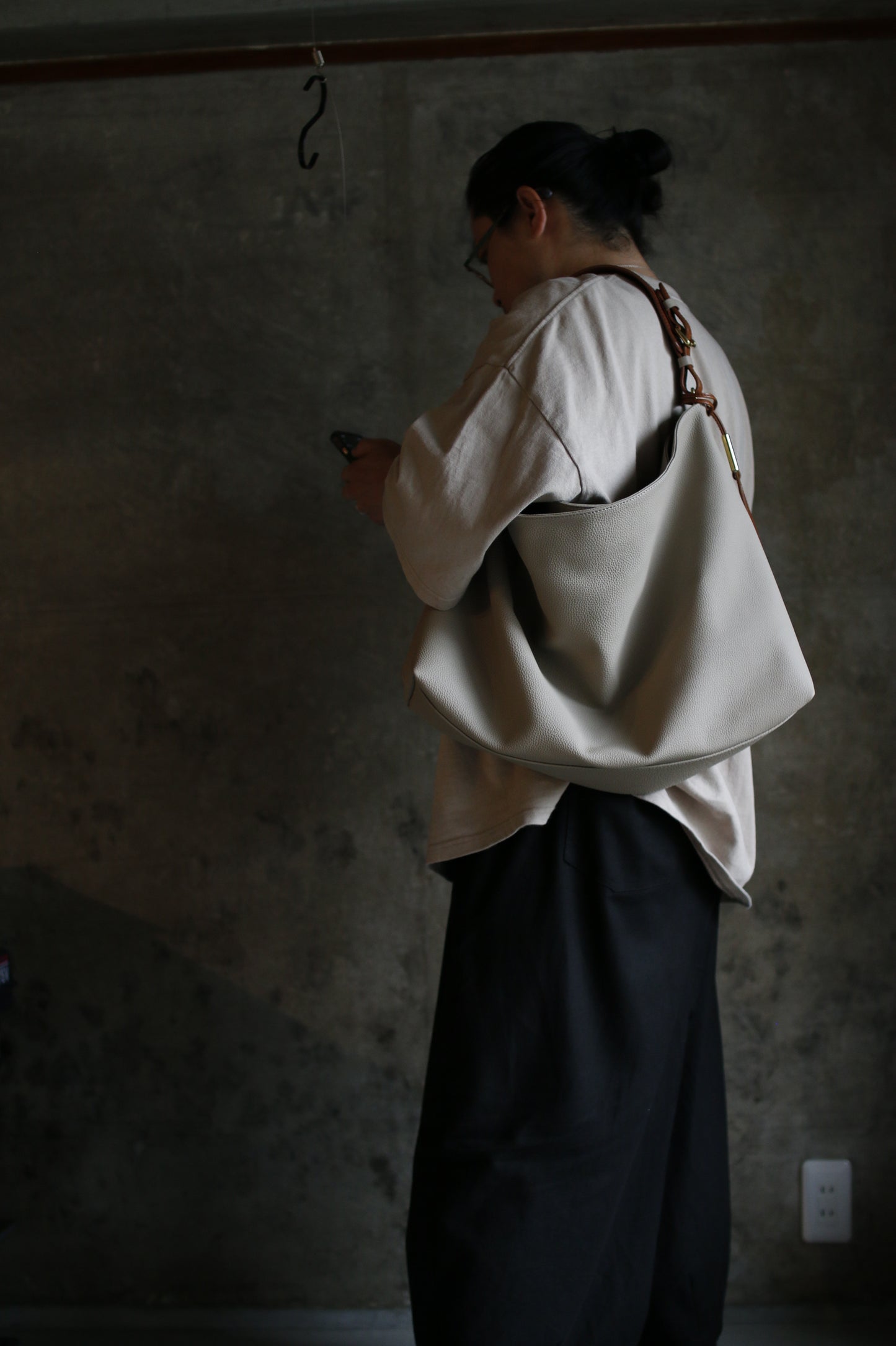 【オーダー】クラシカルなソフトワンショルダーバッグ