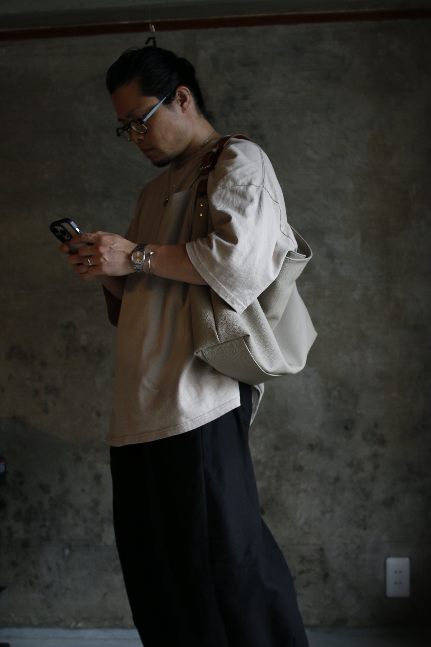 【オーダー】クラシカルなソフトワンショルダーバッグ