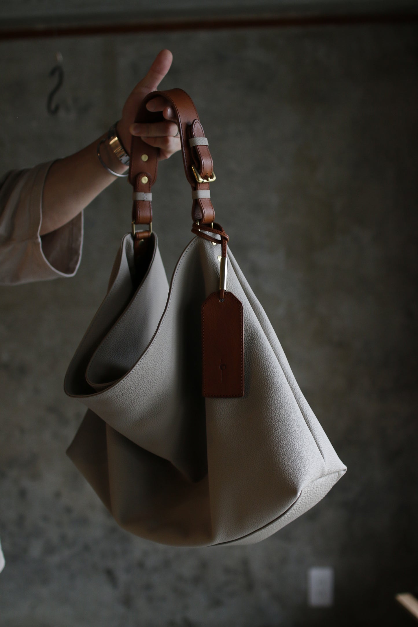 【オーダー】クラシカルなソフトワンショルダーバッグ