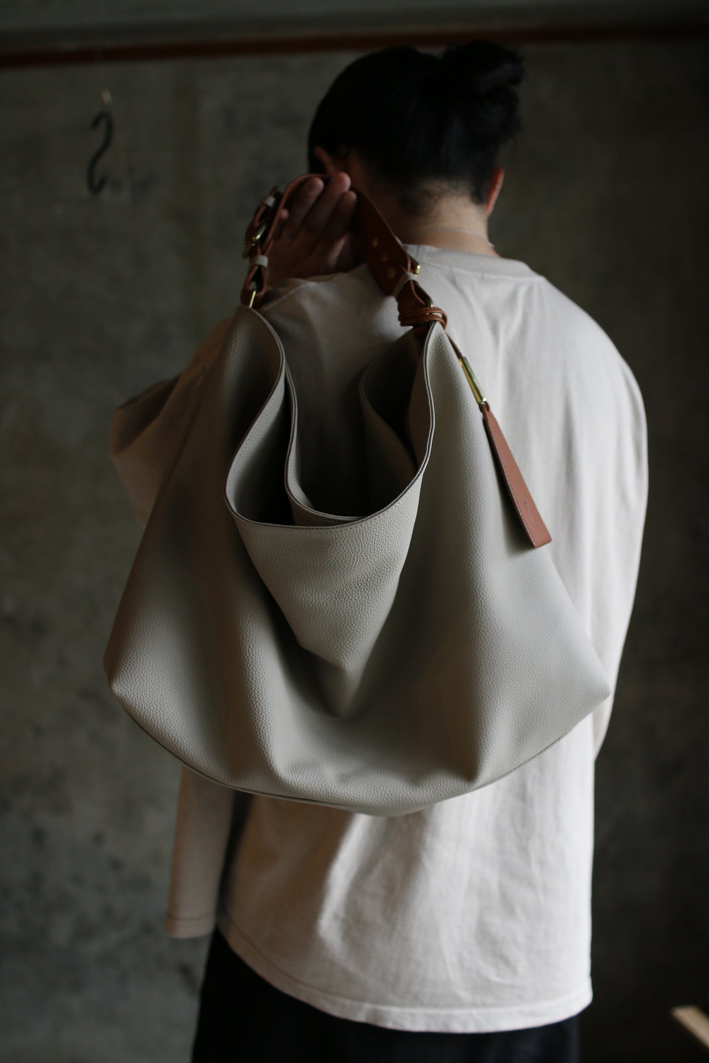 【オーダー】クラシカルなソフトワンショルダーバッグ