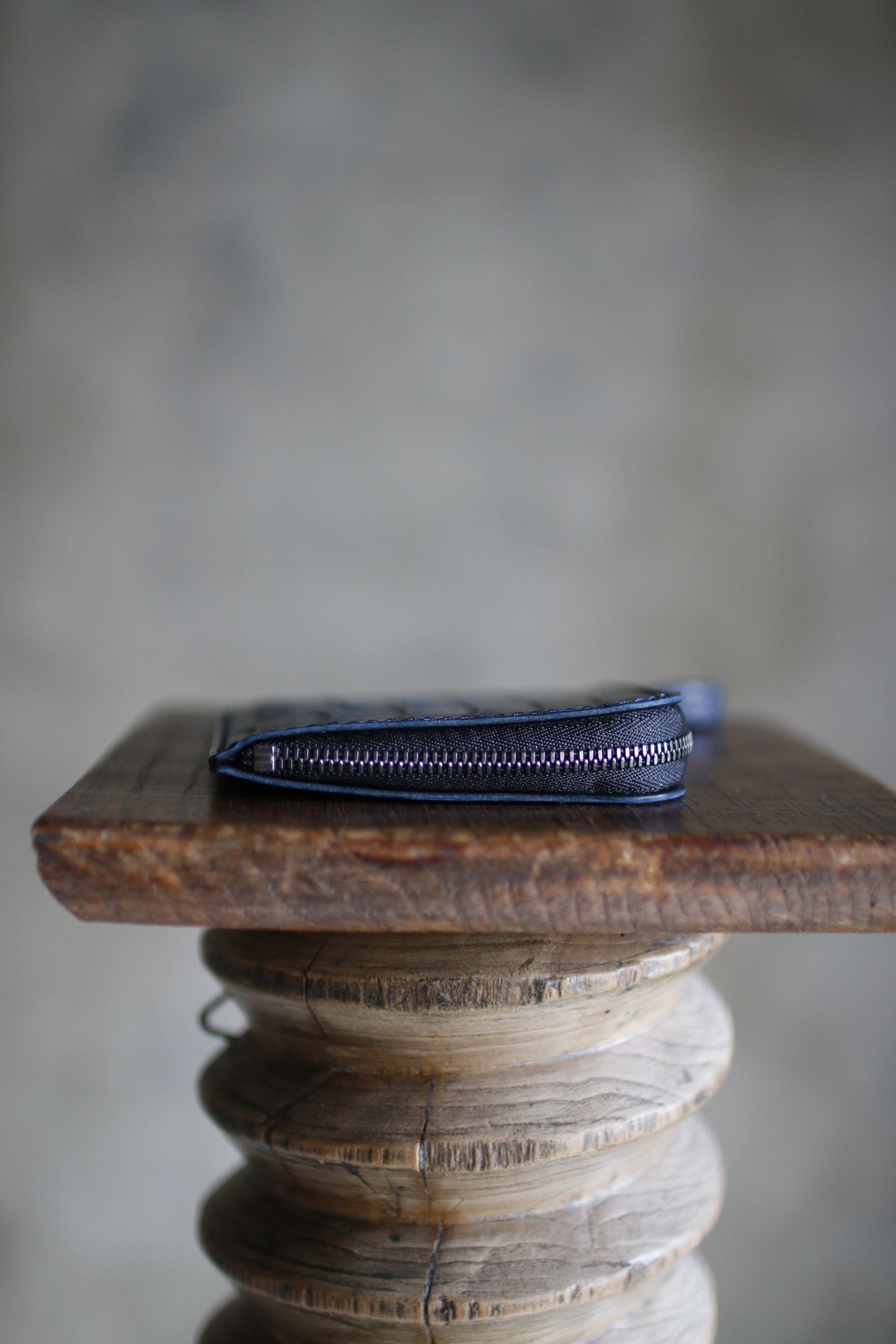 【オーダー】アリゲーターハンドダイL字コンパクト財布