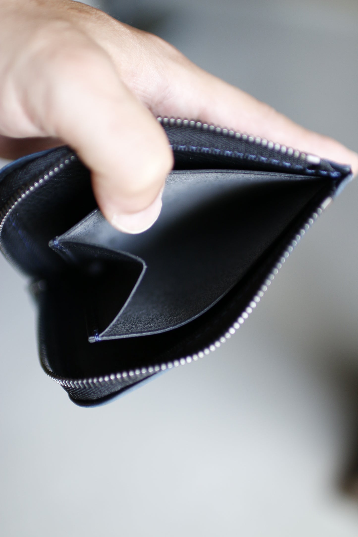 【オーダー】アリゲーターハンドダイL字コンパクト財布