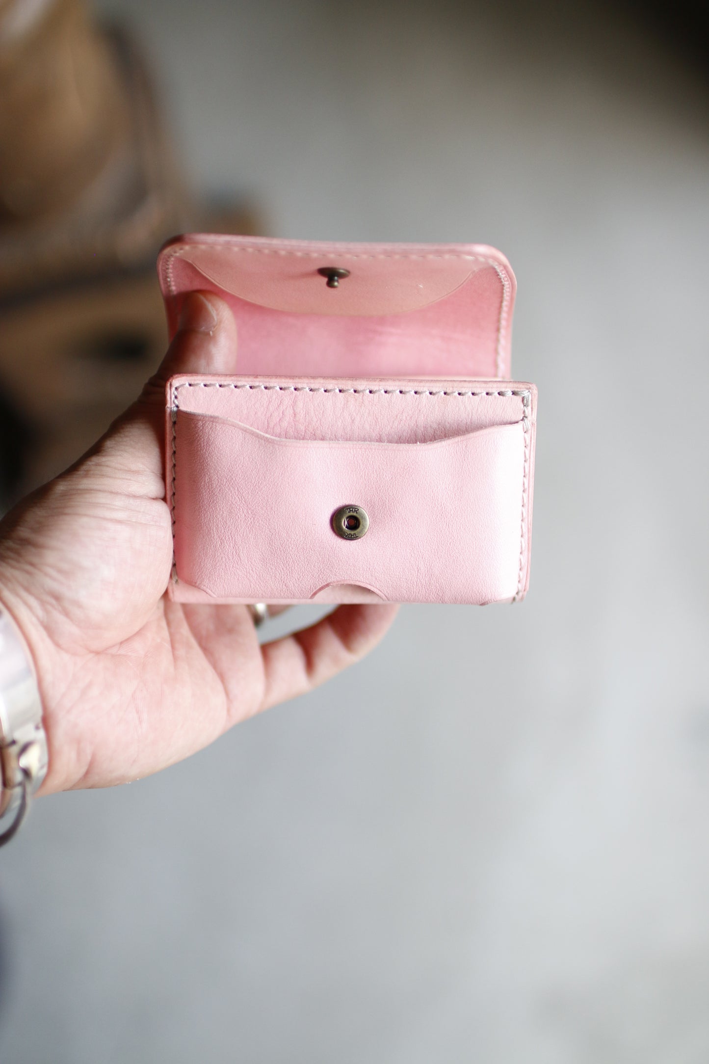 【オーダー】桜色の三つ折財布