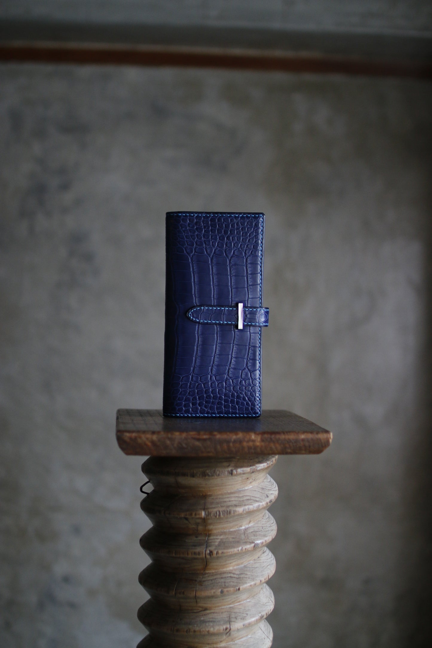 【オーダー】アリゲーター長財布ベルト差込み※総手縫い