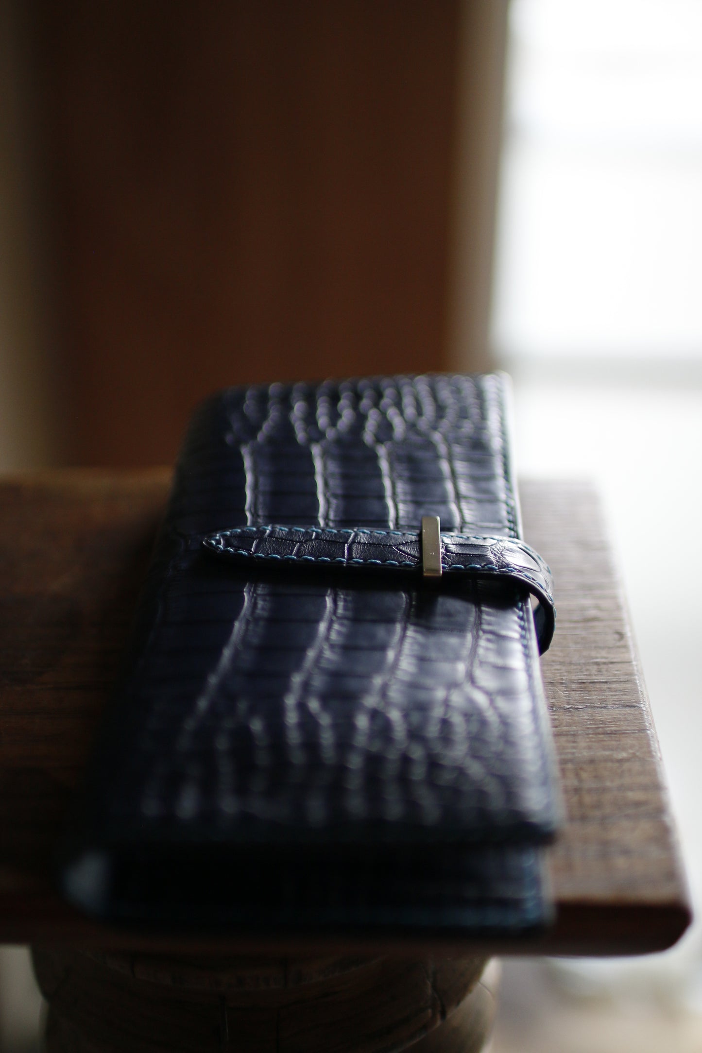 【オーダー】アリゲーター長財布ベルト差込み※総手縫い