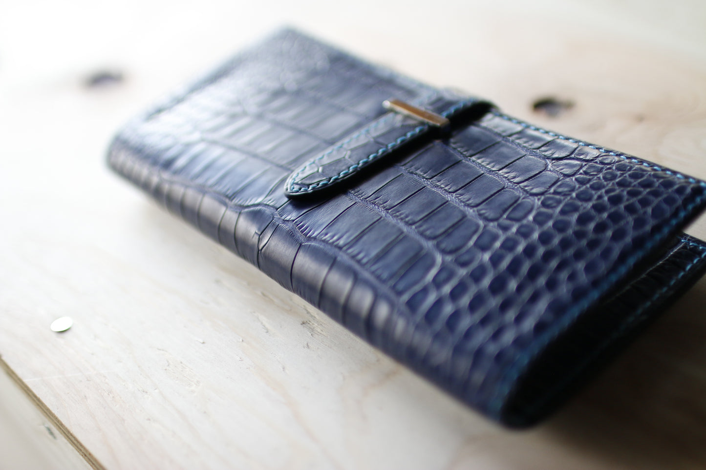 【オーダー】アリゲーター長財布ベルト差込み※総手縫い