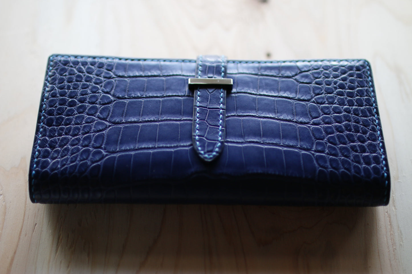 【オーダー】アリゲーター長財布ベルト差込み※総手縫い