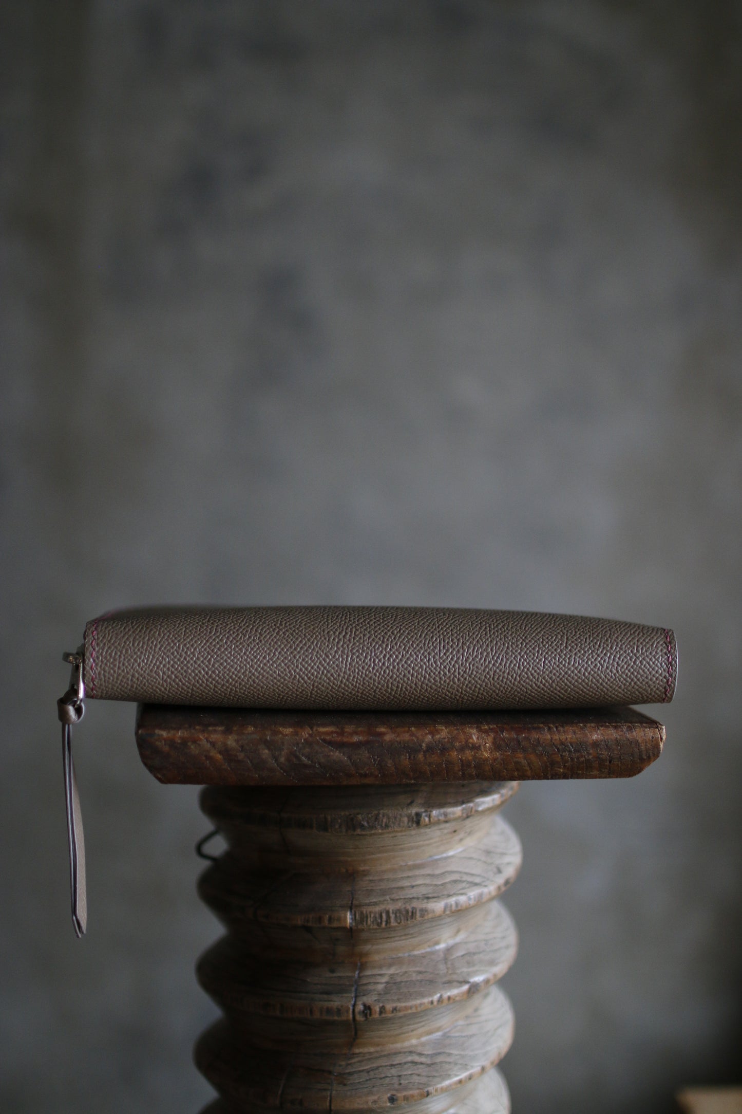 【オーダー】オールノブレッサカーフ仕様のラウンドファスナー長財布