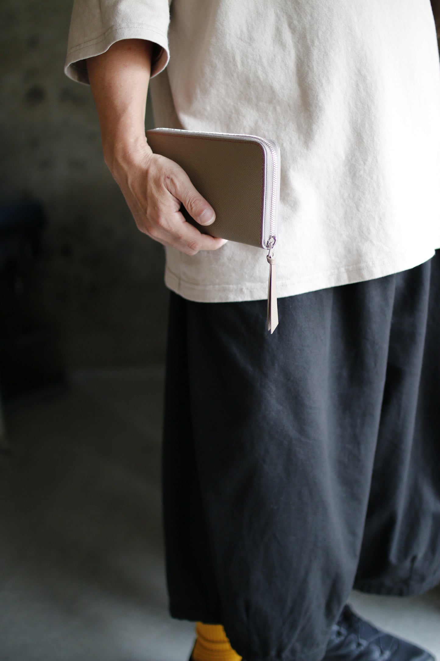 【オーダー】オールノブレッサカーフ仕様のラウンドファスナー長財布