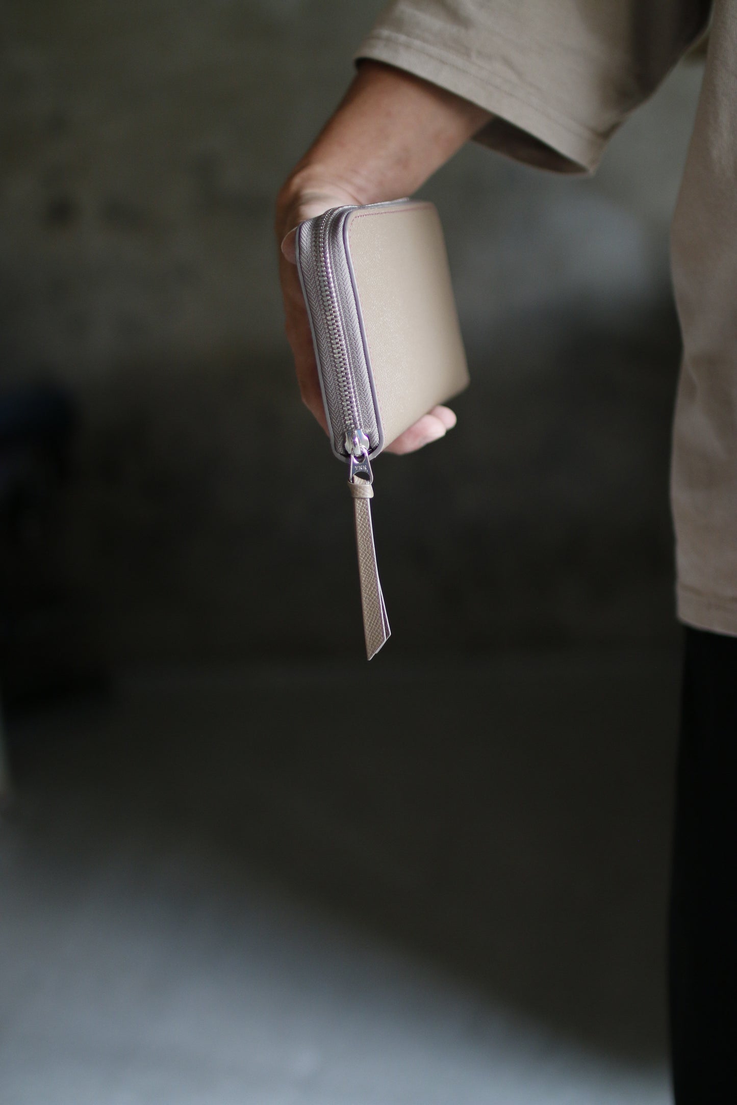 【オーダー】オールノブレッサカーフ仕様のラウンドファスナー長財布