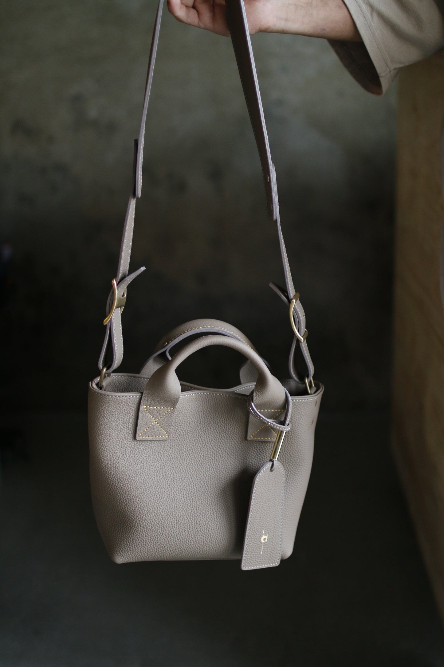 【オーダー】シュランケンカーフ仕立てのミニトート