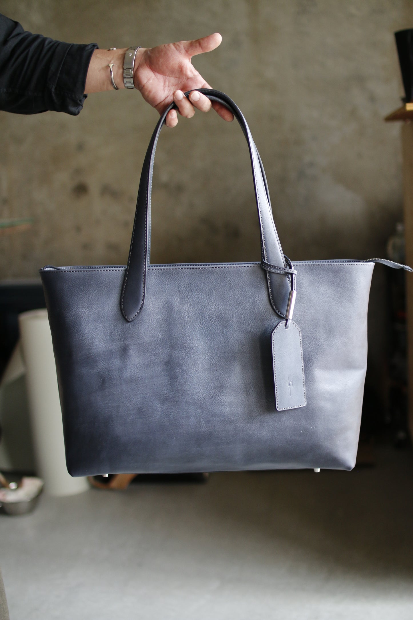 【オーダー】Bespokeハンドダイグレーのトートバッグ