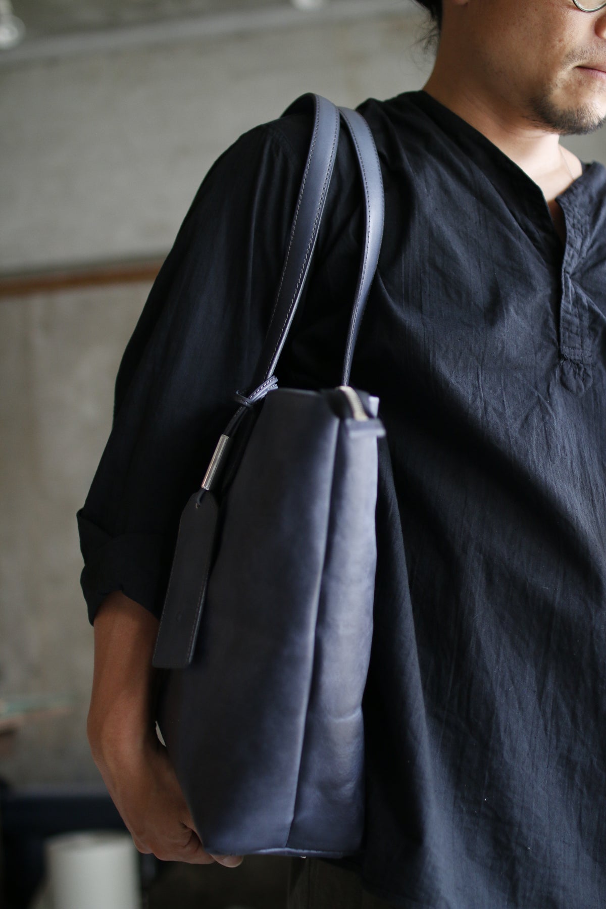 【オーダー】Bespokeハンドダイグレーのトートバッグ