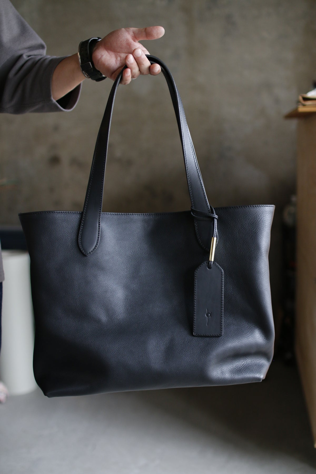 【オーダー】BespokeシックなLサイズトートバッグ